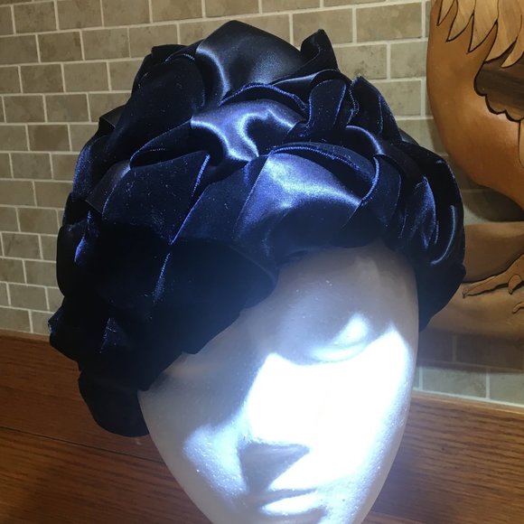 Blue Velvet hat from Grandma Jahn Collection